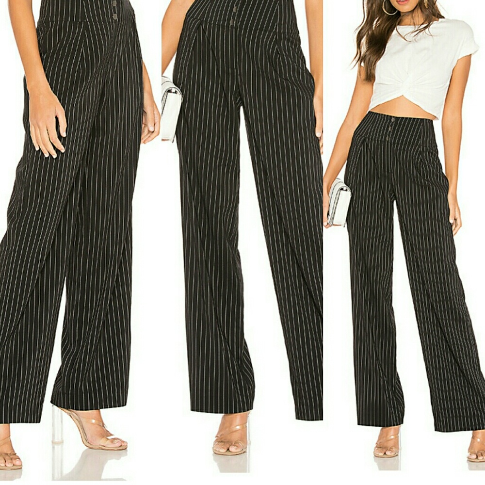🔥Lovers + Friends Klara pant NWT M black designer - Picture 3 of 3